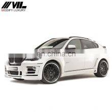 Fiberglass Car Bumper wide Body Kit for BMW H Style  X6 E71