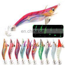 Multiple Colors 18.5g/11cm Hard Fishing Shrimp Baits Luminous Squid Jig Lures thumbnail-2