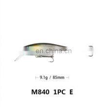 Handmade 8.5cm 9.1g Artificial Bait Fishing Lure Freshwater Saltwater Hard Plastic Fishing Lure Floating Minnow Fish Lure thumbnail-5