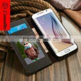 3 Card Slots Wallet Case for Samsung S6, for Samsung Galaxy S6 S7 S7 Edge Cover, Accessary Cellphone Case for S6 Edge