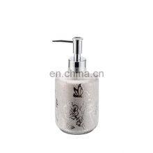 Beautiful Silver Color With Decal Ceramic Bathroom Accessories 6pcs Bathroom Accessories thumbnail-2