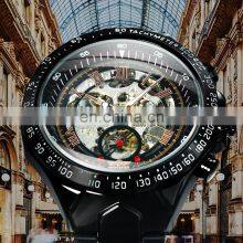 WINNER 432 Gold Fashion Gentlemen Mechanical Automatic Luxury Watch Stainless Steel Waterproof Wristwatches Wholesale Watches thumbnail-4