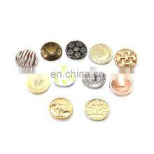 Customized Logo Small Delicate Metal Snap Button Press Stud Button For Garments Handbag