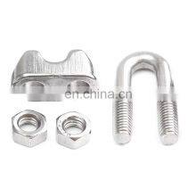 JRSGS Wholesale 3mm - 26mm Rigging Hardware Galvanized/ Stainless Steel DIN 741 Wire Rope Clip Cable Clamp thumbnail-5