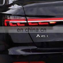 Modified to the Latest Full LED Through Taillamp Taillight With Dynamic for AUDI A6 C8 Tail Lamp Tail Light 2019-2021 thumbnail-2