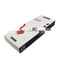 Electronic Products Custom Paper Forming Box USB Data Cable Packaging Boxes Charging Gift Cable Packaging Box With Handle thumbnail-3