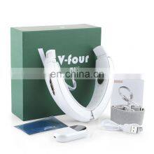 Remote LED Photon Therapy Vibration V Face Lifting Hot Compress Double Chin Firm Lift Up