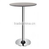 Durable Metal Bar Table With Mdf Top