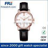 2015 new design higt quality genuine leather watch with japan movement for men and women