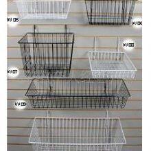 Modern Cold Steel Supermarket Shelf Mesh Back Shelves Furniture thumbnail-1