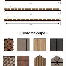Factory Wholesale Soundproof Wall Panels MDF Akupanel Wood Slat Panel thumbnail-5