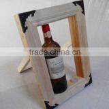 Деревянный стойка для бутылок вина, полка для выставки бутылок вина, оптовый держатель для бутылок красного вина