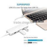 USB Hub 3.0 4 Ports to Type C Adatper for Charge & Data Transfer thumbnail-6