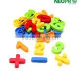 Eco-friendly magnetic alphabet plastic learning toy alphabet letters