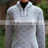 ALPACA WOOL SWEATER WITH DESIGNS