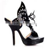 2015 Latest Design Lady Shoes Party Sexy Women High Heel Shoes Black Women Sandals thumbnail-2