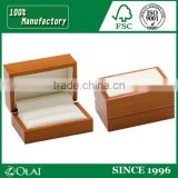 Fancy wooden cufflink jewelry box for sales