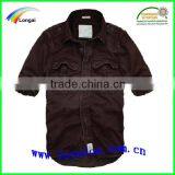 2015 Fshion Mens Short Sleeve Shirt for Sale thumbnail-1