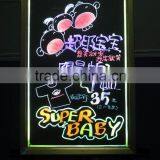 Edgelight AF32A Customized Wholesale Best Quality RGB Flashing Colored Neon Dry Erase Boards Advertising Light Chalk Boards thumbnail-4