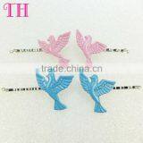 Kid Hair Accessory Resin Sea Gull Shape Handmade Hair Clip Metal u Shaped Hair Pin for Girls thumbnail-1