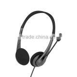 Lightweight Call Center Cheap Headset With Rotary Adjustable Microphone for PC Computer Website QQ thumbnail-1