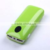 new power bank 5200 mah 2 USB output for mobile phone tablet