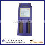 Cardboard 2 Bottle Wine Box With Carry Handle