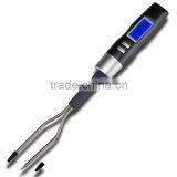 Digital Food Thermometer Probe Cooking Stainless Steel Fork BBQ Meat Turkey Beef thumbnail-2