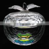 New Design Crystal Apple Gift Jewelry Crystal Casket