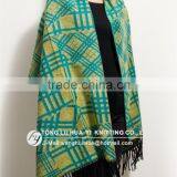Jacquard Patternwoven 100%acrylic Cashmere Scarf India thumbnail-2