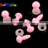 1/4''(7mm) Plastic Safety Lovely BabyPink Eyes Buttons DIY Accessories For Teddy Bear Toys Dolls #FLN011 thumbnail-2