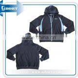 Navy Fleece Zip Hood thumbnail-1