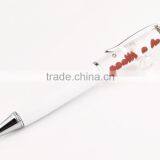 Liquid Plastic Pen With Colored Plastic Balls in Liquid Tube