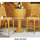 2015 hot sale Leisure design UGO wicker rattan high chair UGO-D018