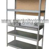 Metal Storage Shelf With Two Drawers thumbnail-1