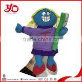 Children's Birthday Gift Animal Hand Puppet and Story Plush Toys With Clothes