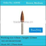 Brown Felx Silicon Rubber Dental Rotary Tools