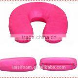 100% Polyester u Shape Pillow for Neck Pillow Memory Foam Travel Neck Pillow LS-U-022-b thumbnail-1