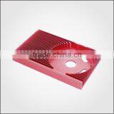 Red Anodized VGA Aluminum Heat Sink With Cooling Fan thumbnail-1