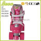 Wholesale Mix Color Adjustable Pink Roller Quad Skate thumbnail-2