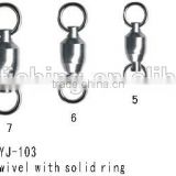 High quality ball bearing swivel with solid ring