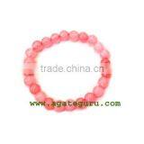 Rose Quartz Beaded Bracelets : India Chakra Bracelet Wholesaler thumbnail-1
