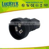 IEC 320 C14 Male to SAA Australia 3 Pin Female Power Plug Power Adapter thumbnail-1