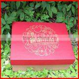 Accept Customized Craft Red Durable Kraft Paper Fruit Storage Box thumbnail-3
