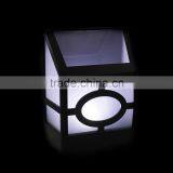 Vintage waterproof solar wall lamp for hotel garden 18LM 2V 120MA