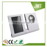 Plastic Table Clocks With Photo Frame thumbnail-1