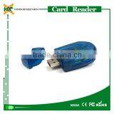 High Speed Transparent Car Shape Card Reader Support tf sd Memory Card thumbnail-4