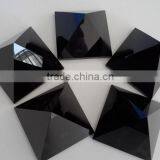 Natural Obsidian Crystal Pyramid  Black Obsidian Rock Pyramid For Sale / Obsidian Pyramid for Meditation thumbnail-1