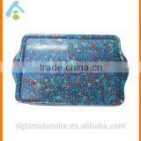 Modern Melamine Square Dinner Plate With Printing thumbnail-1