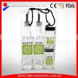 4pcs Glass Oil and Vinegar Bottles Wholesale With Pvc Box